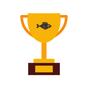 fishing trophy icon