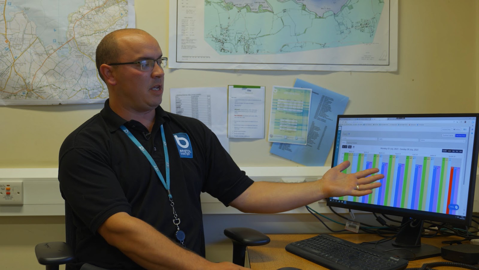 A member of staff at Bristol Water Fisheries talks about their bookings system.