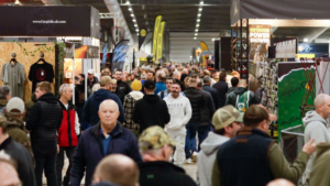 Hundreds of anglers gather at The Big One Fishing Show, Farnborough.