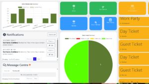 screenshot of Clubmate admin dashboard